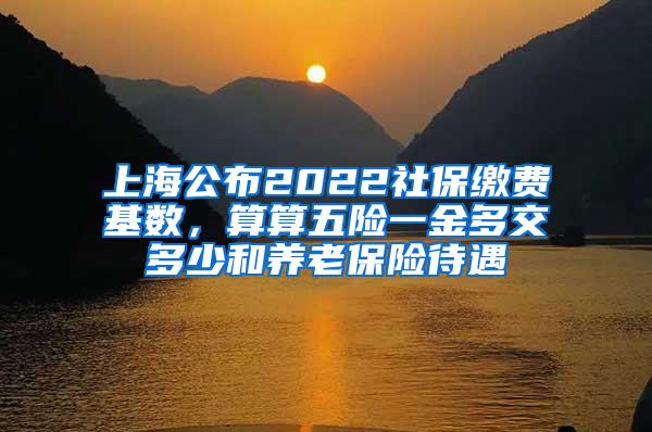 上海公布2022社保缴费基数，算算五险一金多交多少和养老保险待遇